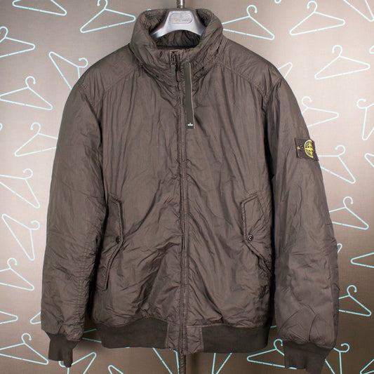 Stone Island A/W '13 Garment Dyed Nylon Tela Quilted Coat - 3XL