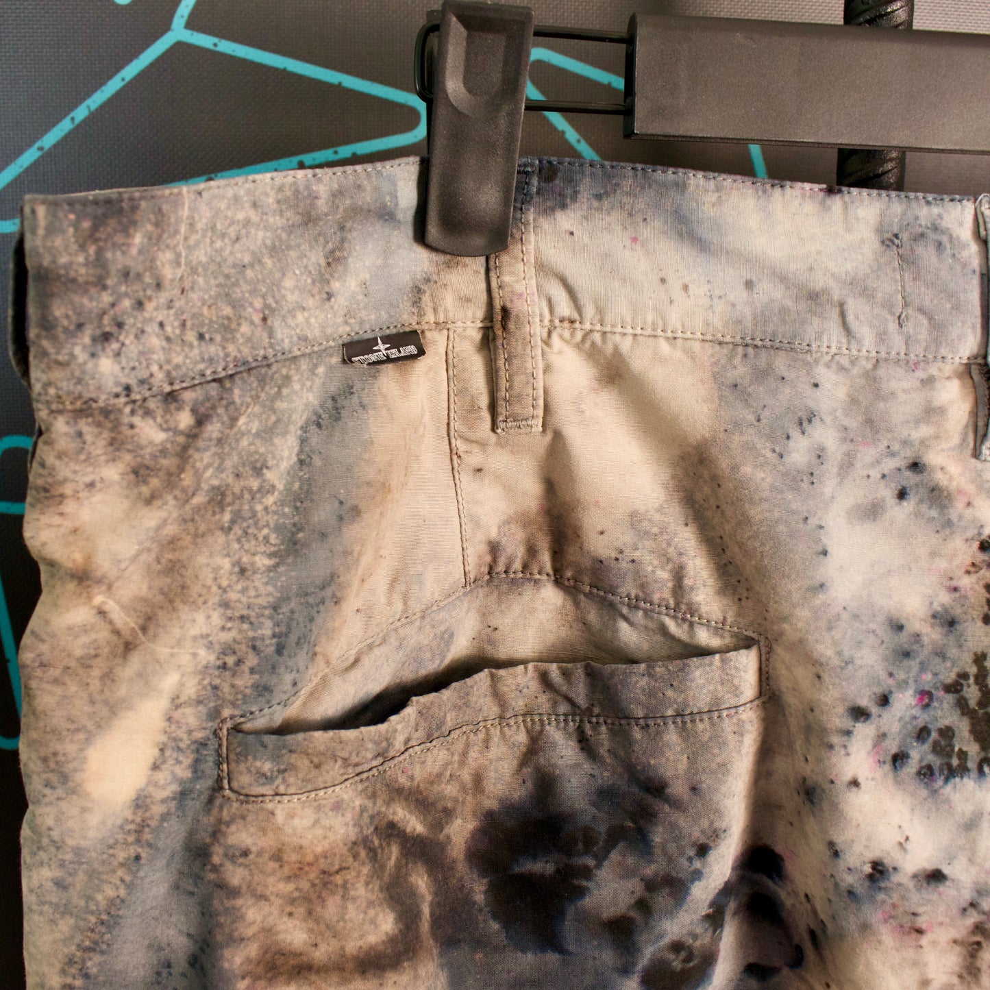 Stone Island "Watercolour" Shadow Project Shorts - 2XL / 3XL