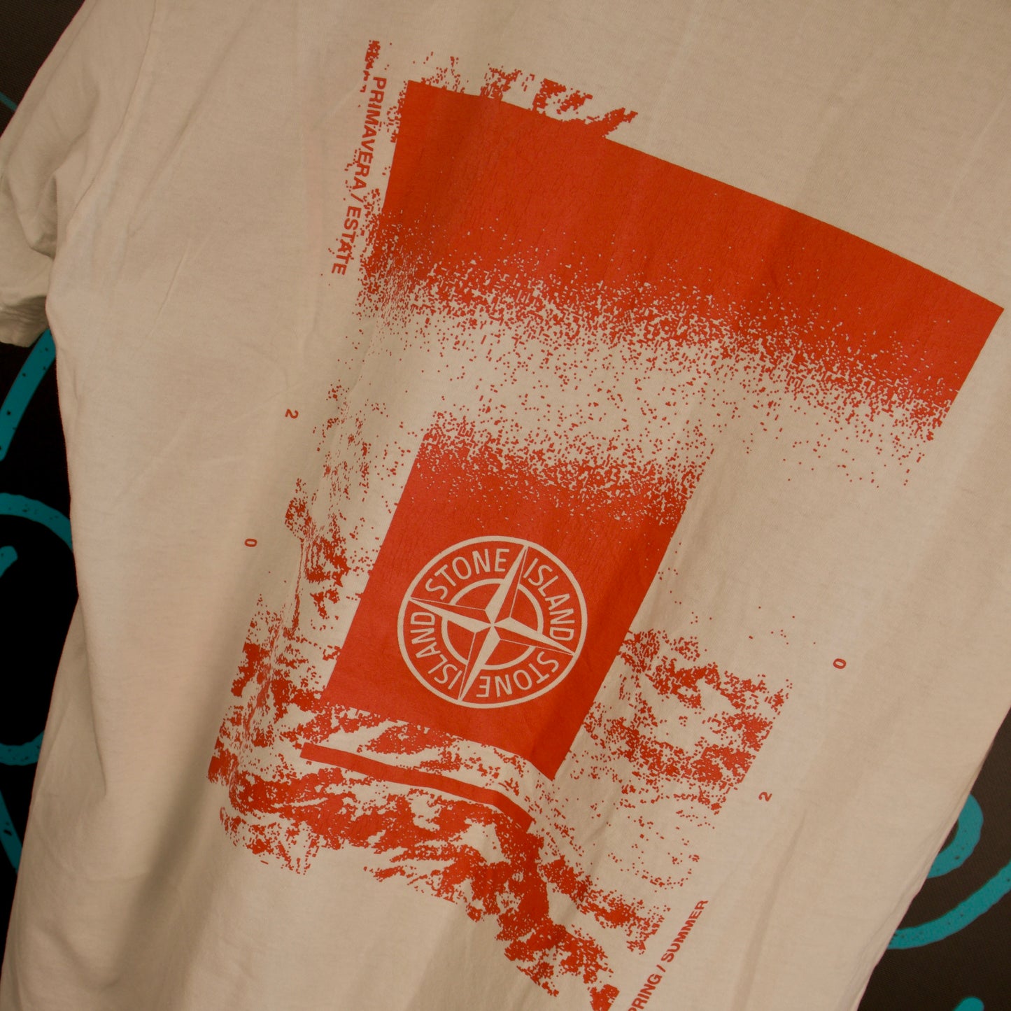 SALE! Stone Island Print T-Shirt - Medium