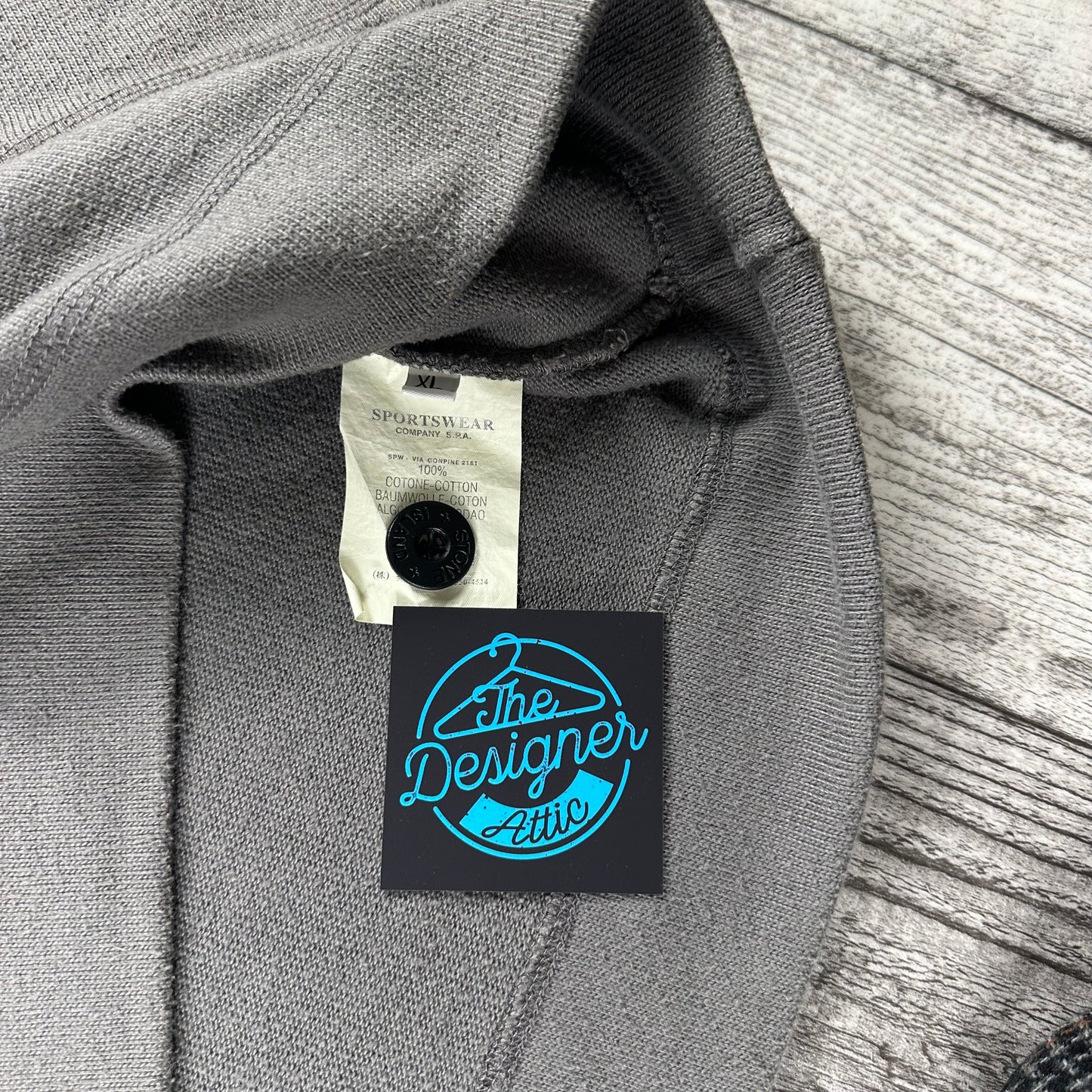 Stone Island A/W ‘03 1/4 Button Sweatshirt - Large