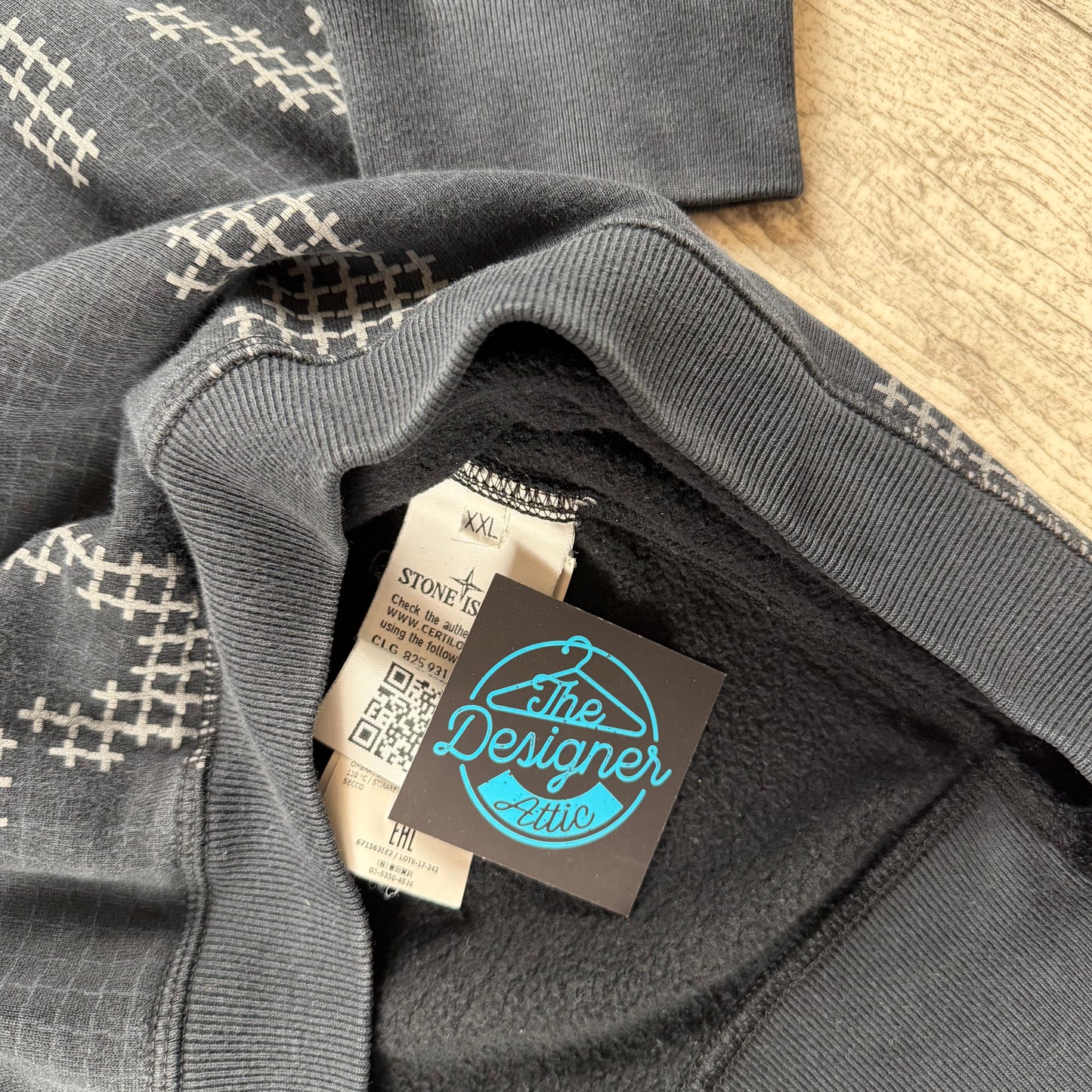 Stone Island Grid Camo Sweater - 3XL