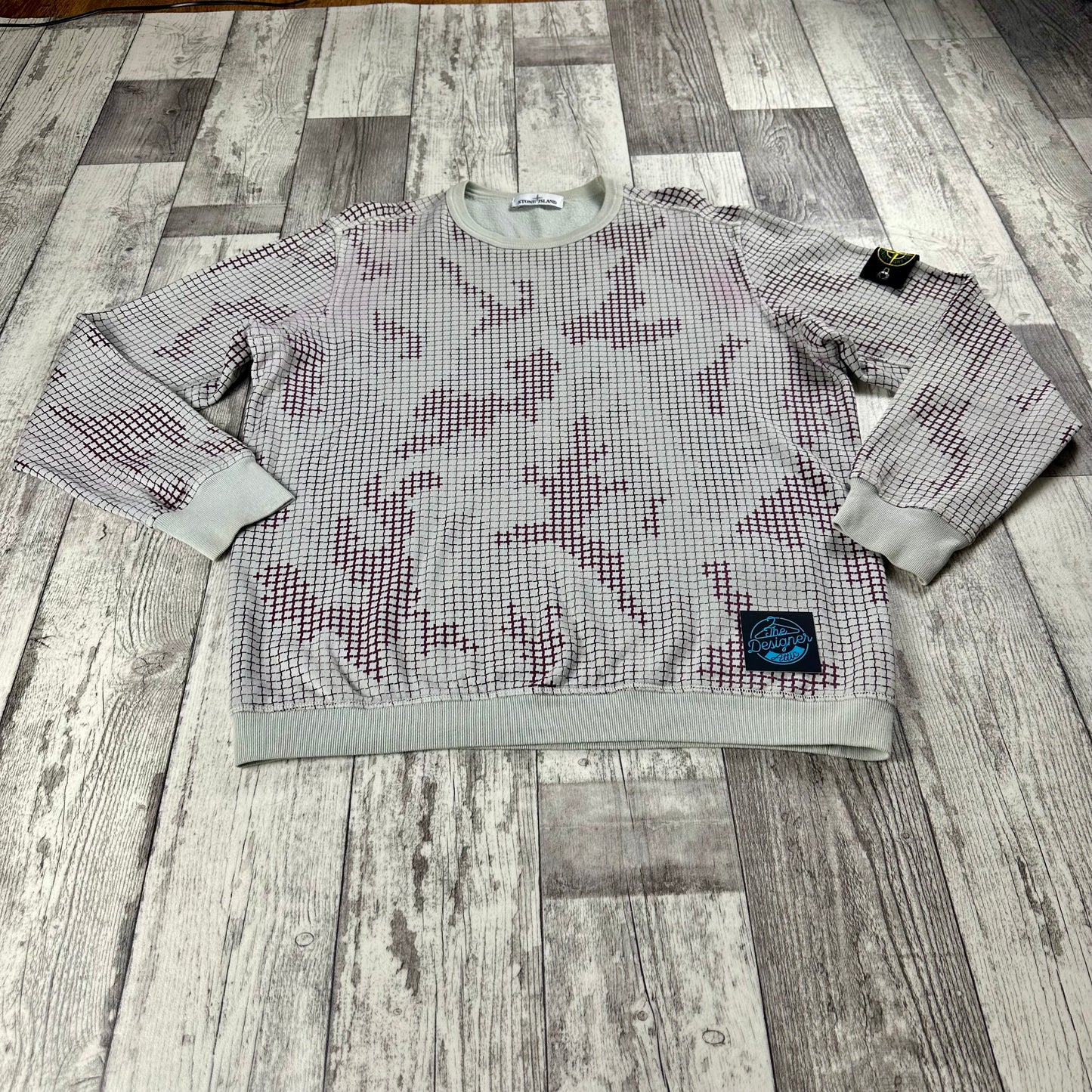 Stone Island Grid Camo Sweater - ExL