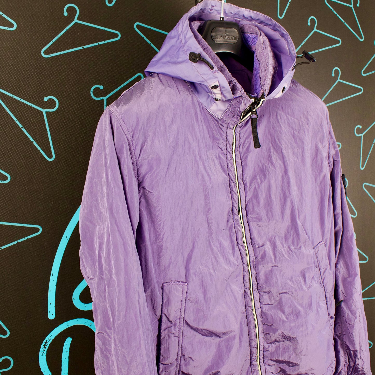 Stone Island Nylon Metal Tyvek Jacket - Large