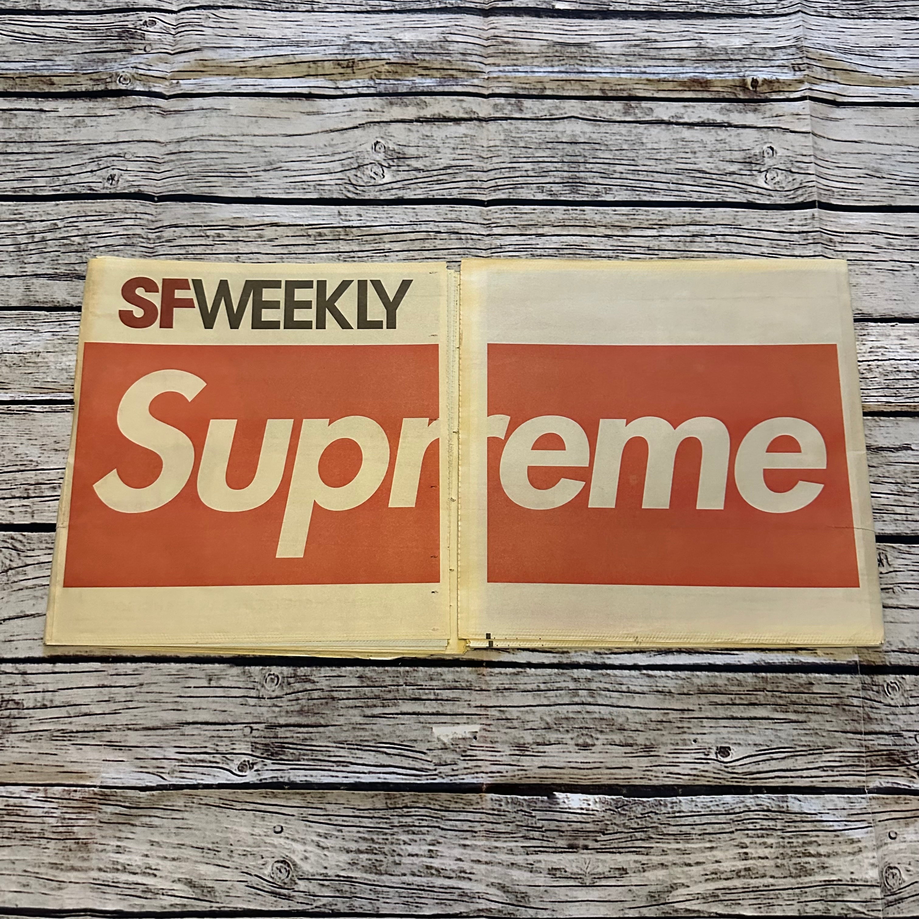 Supreme - SF Newspaper (pair) FW19 – The Designer Attic