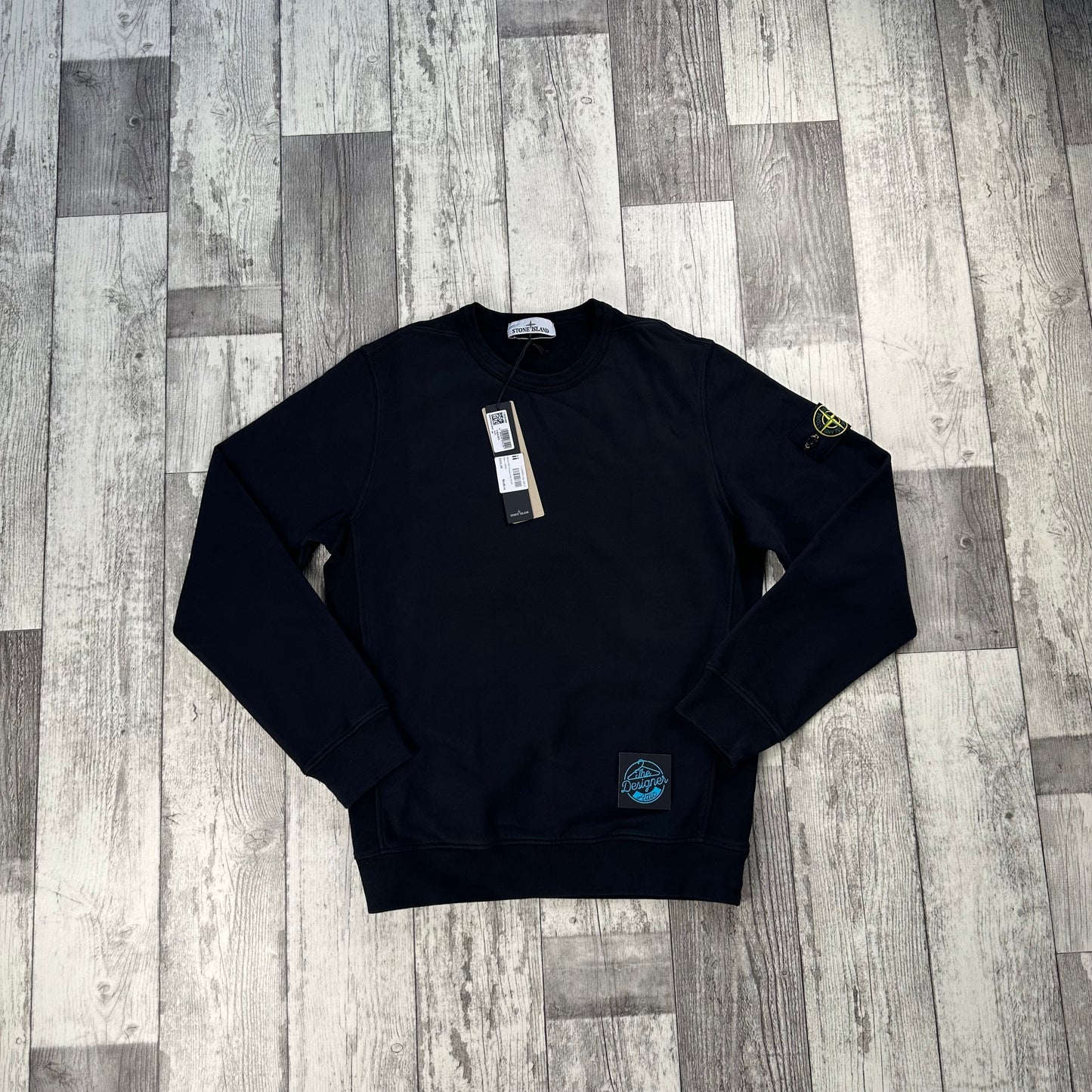 Stone Island Fleece Nero Sweater - Medium