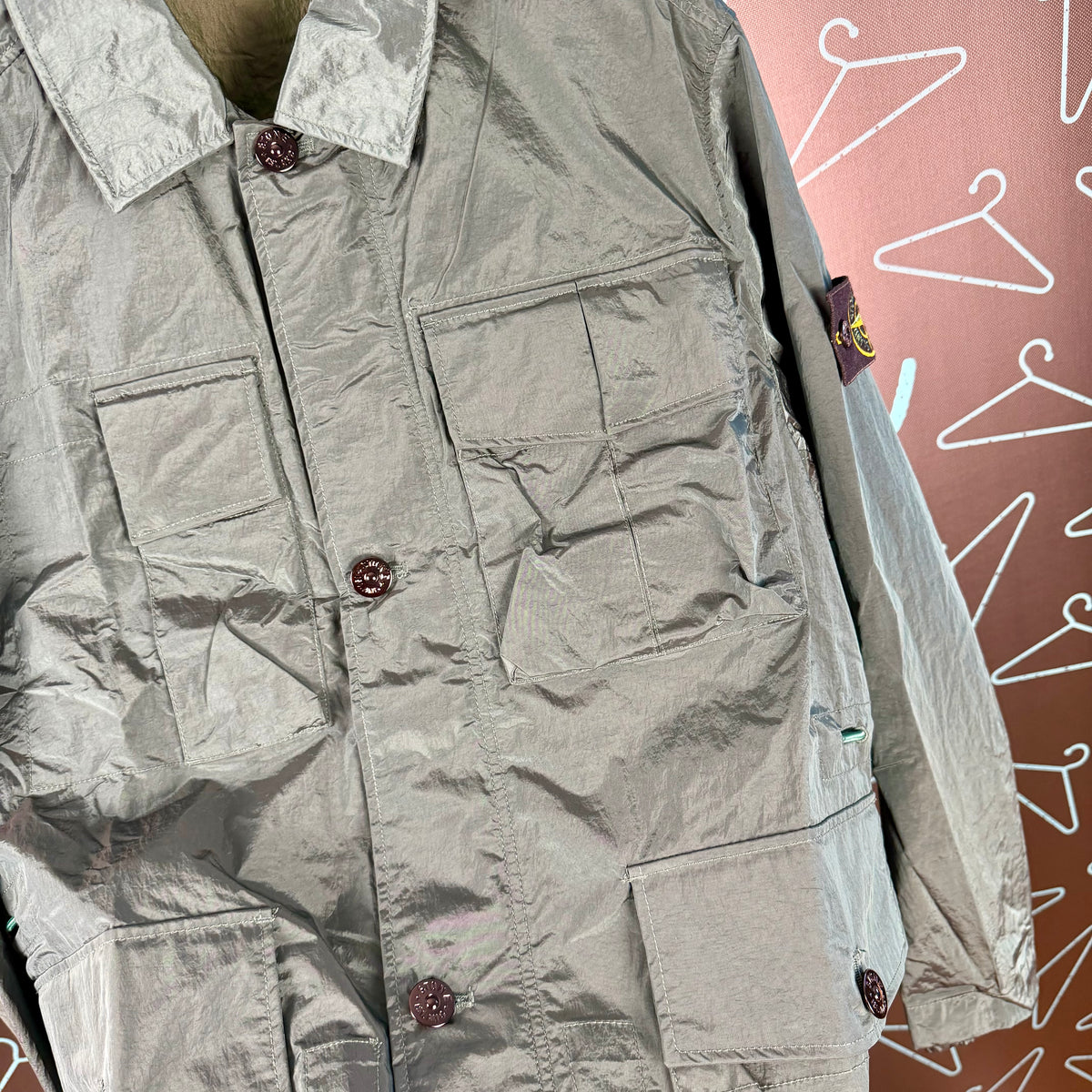 Stone Island S/S ‘23 Metal Watro-TC in Econyl Overshirt - Large