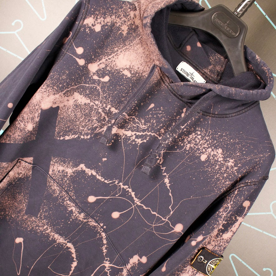 Stone Island S/S '20 Bleached Hoodie - ExL