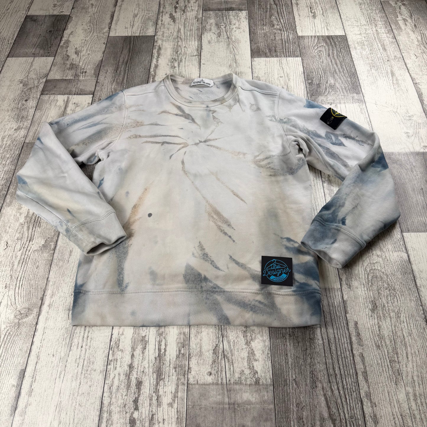 Stone Island Bleach Dye Sweater - Medium