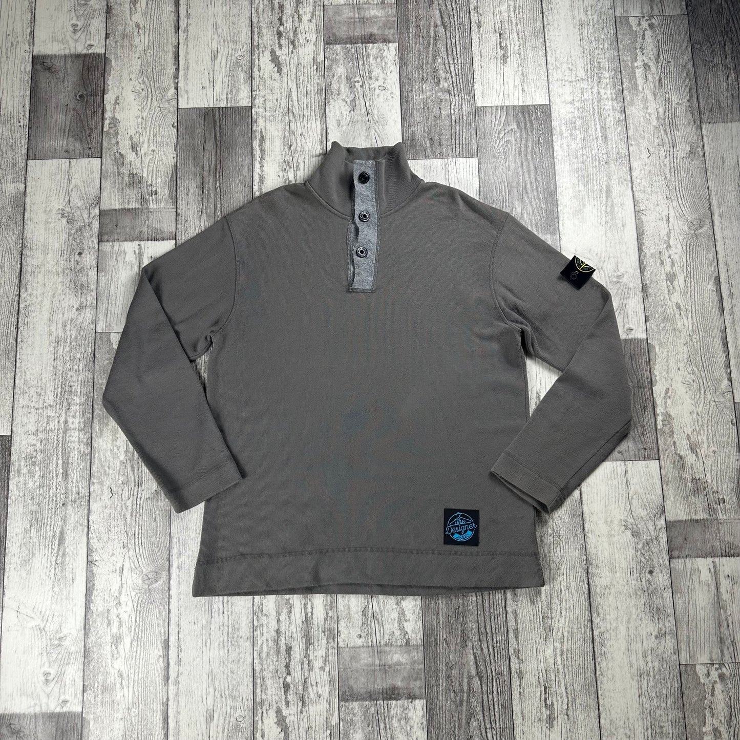 Stone Island A/W ‘03 1/4 Button Sweatshirt - Large