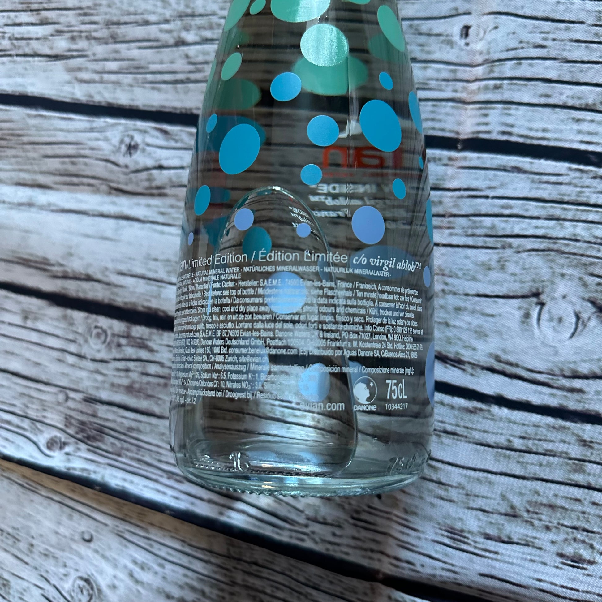 Mineral Water Virgil Abloh Water Mineral Water Evian X Virgil