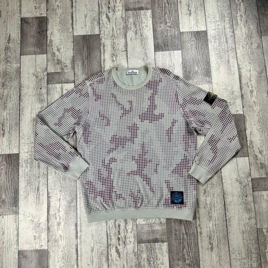 Stone Island Grid Camo Sweater - ExL