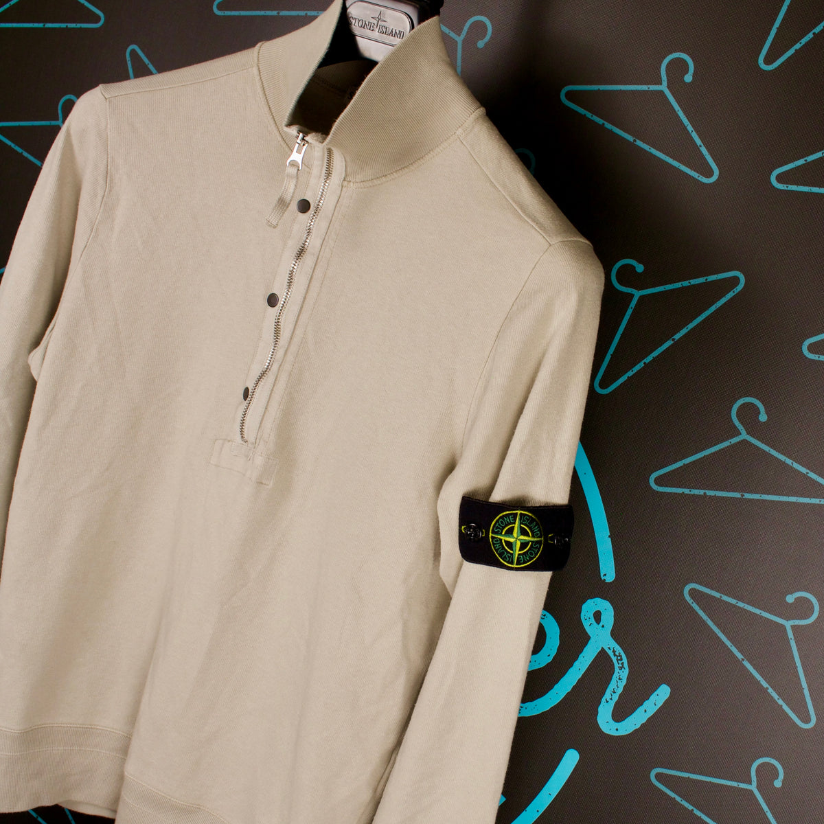 Stone Island S/S '09 1/4 Zip Sweater - Medium