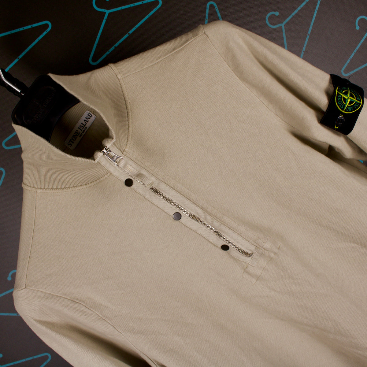 Stone Island S/S '09 1/4 Zip Sweater - Medium
