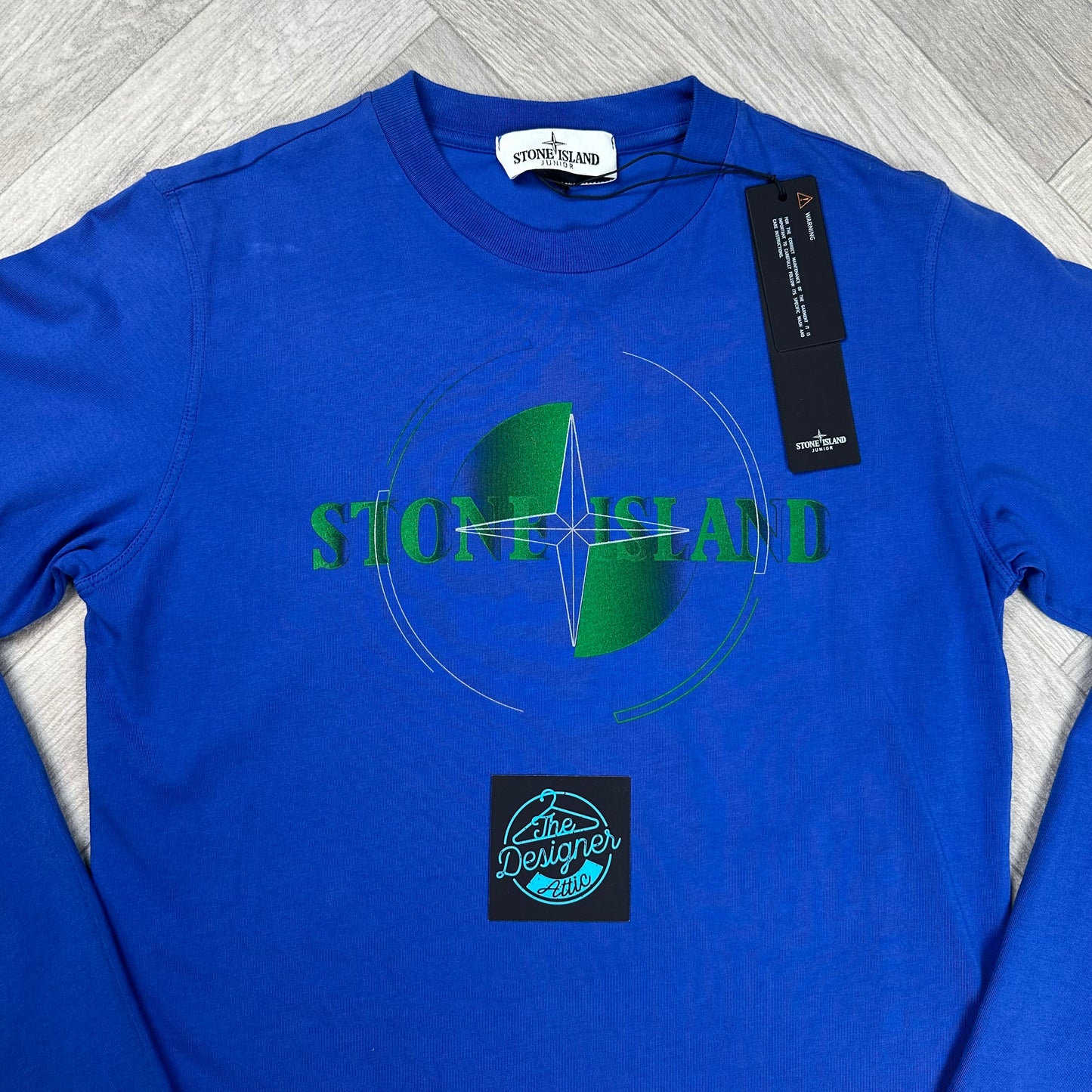 Stone Island Printed LS T-shirt - Age 10