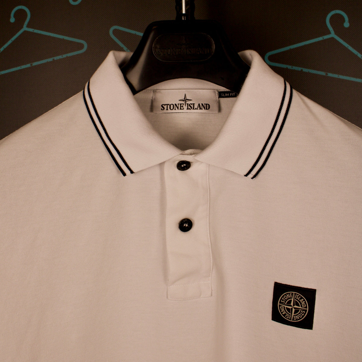 Stone Island S/S '24 Slim Fit Polo Shirt - Medium
