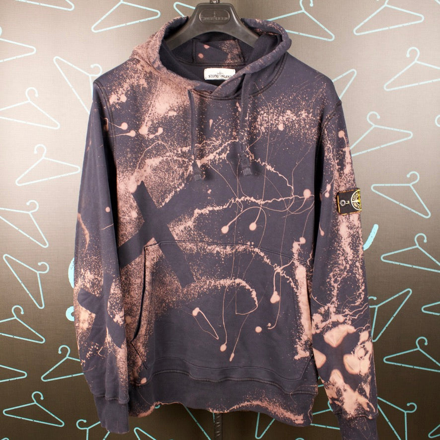 Stone Island S/S '20 Bleached Hoodie - ExL
