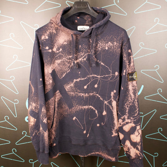 Stone Island S/S '20 Bleached Hoodie - ExL