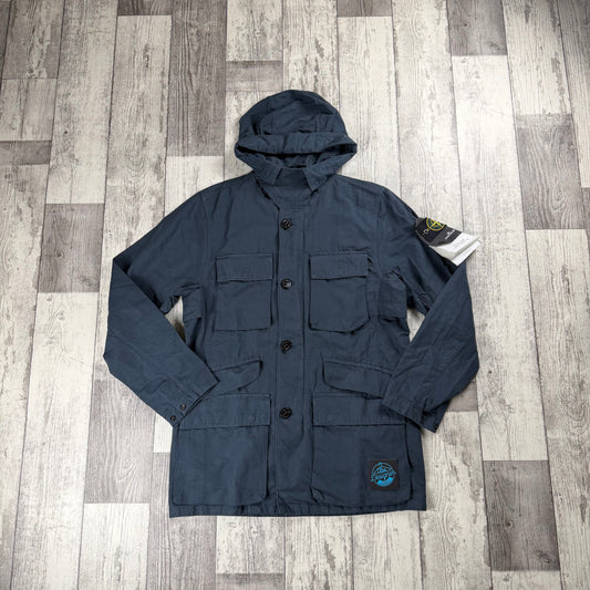 Stone Island Tela Cotone Lino Fiammato-TC - Small / Medium