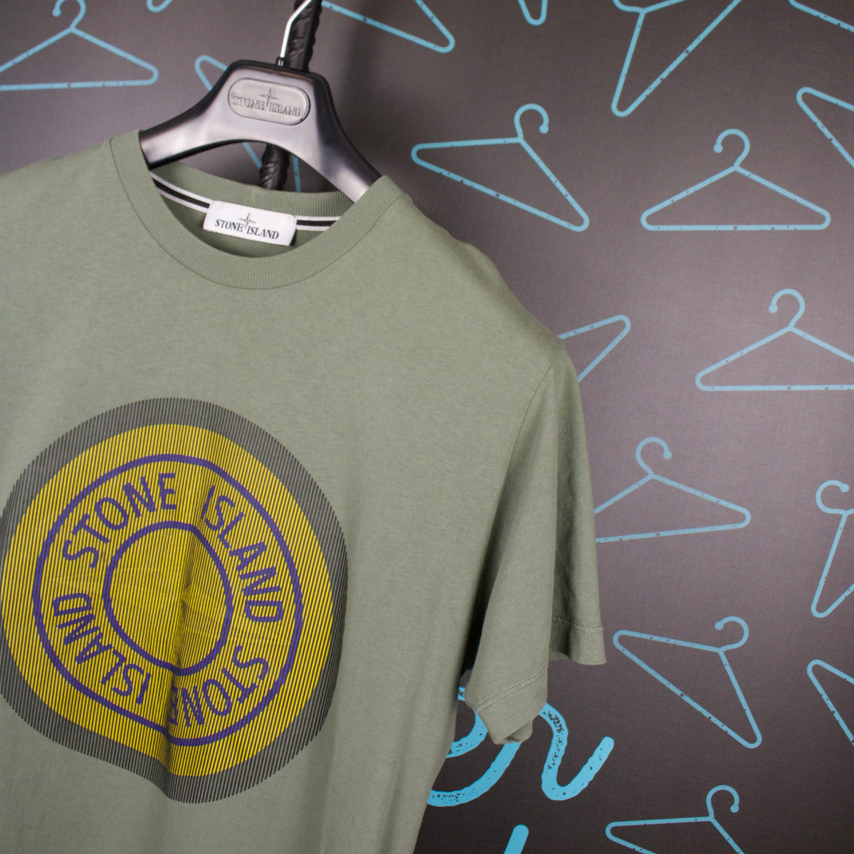 Stone Island A/W '21 Print Logo T-Shirt - Medium