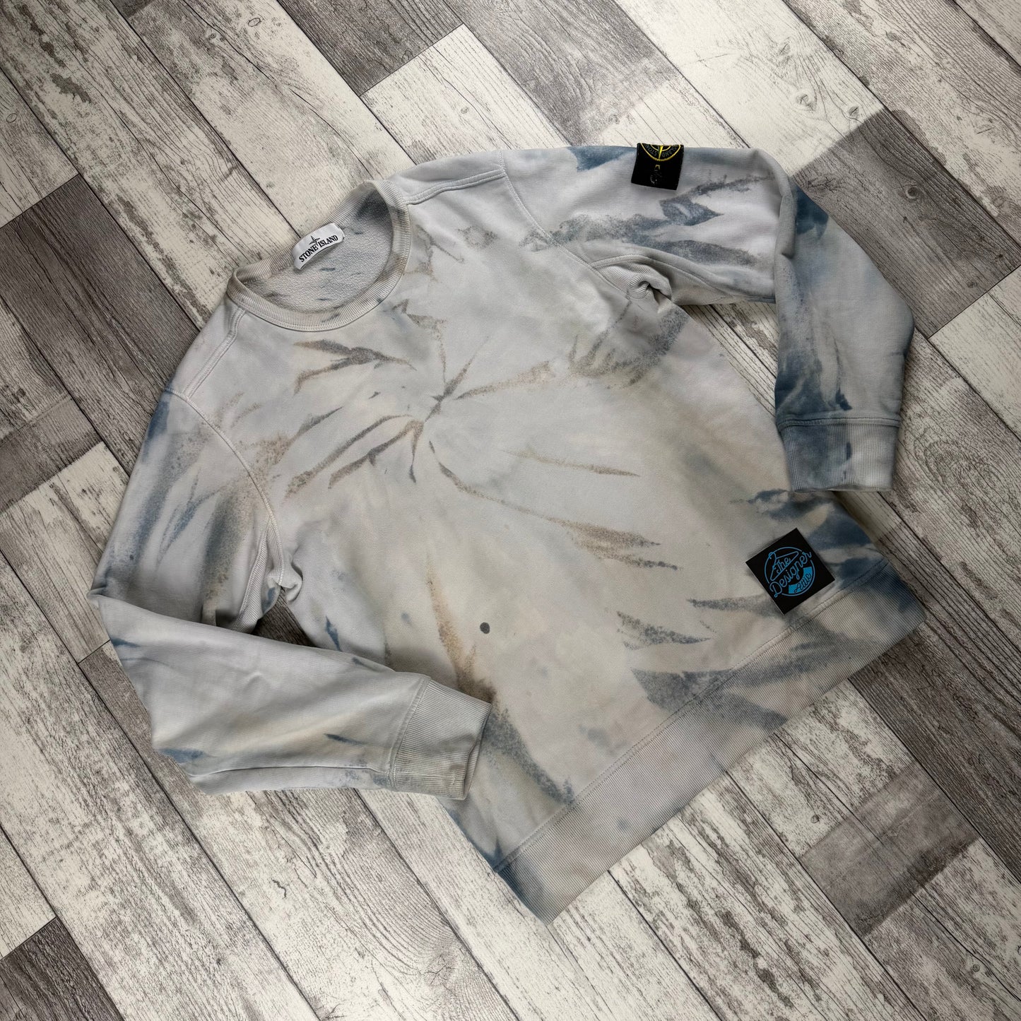 Stone Island Bleach Dye Sweater - Medium