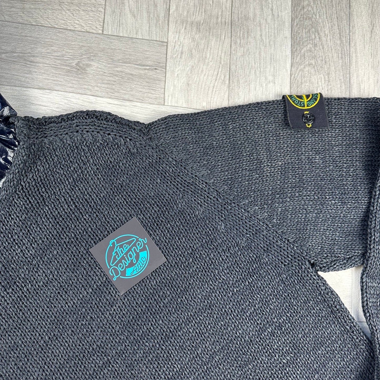 Stone Island A/W ‘03 Weave PVC Hoodie - 2XL