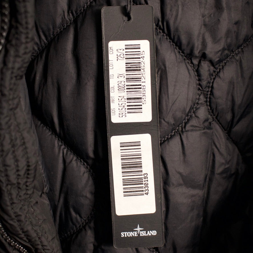 Stone Island A/W '13 Garment Dyed Nylon Tela Quilted Coat - 3XL