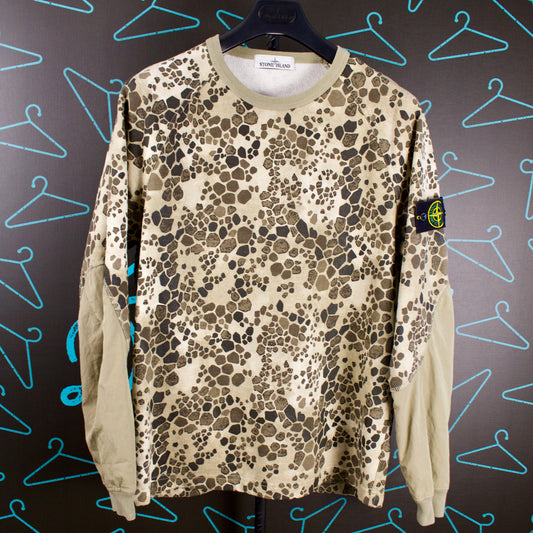 Stone Island Alligator Camo Sweater - Large