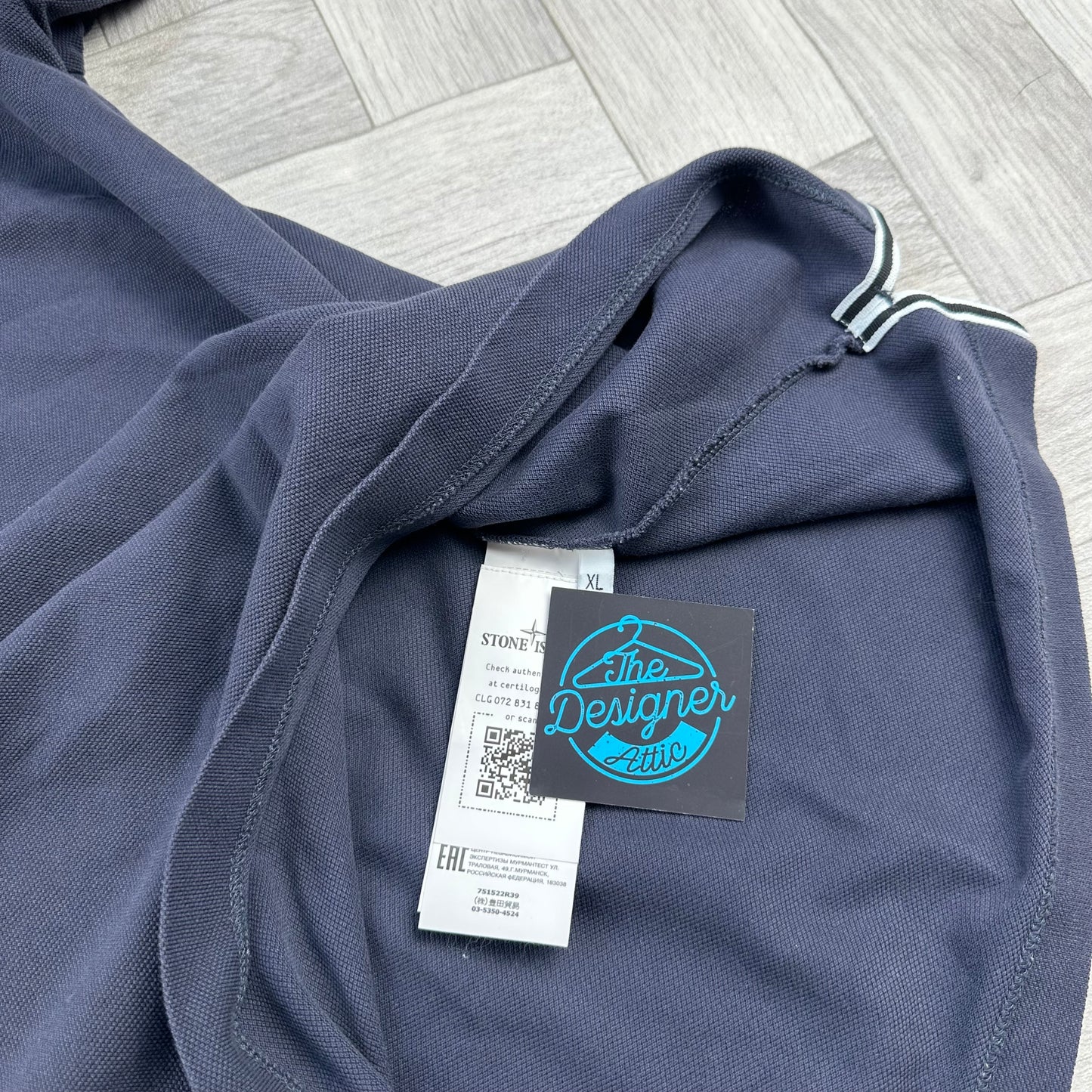 Stone Island Patch Polo Shirt - ExL