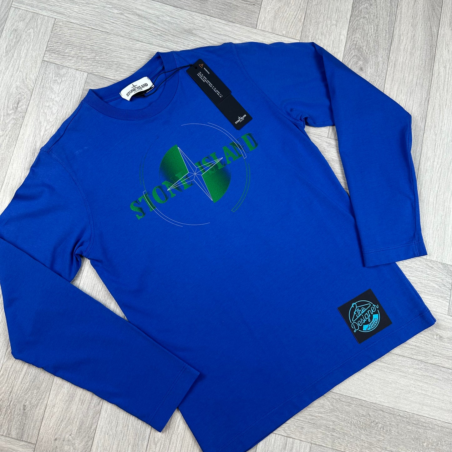 Stone Island Printed LS T-shirt - Age 10