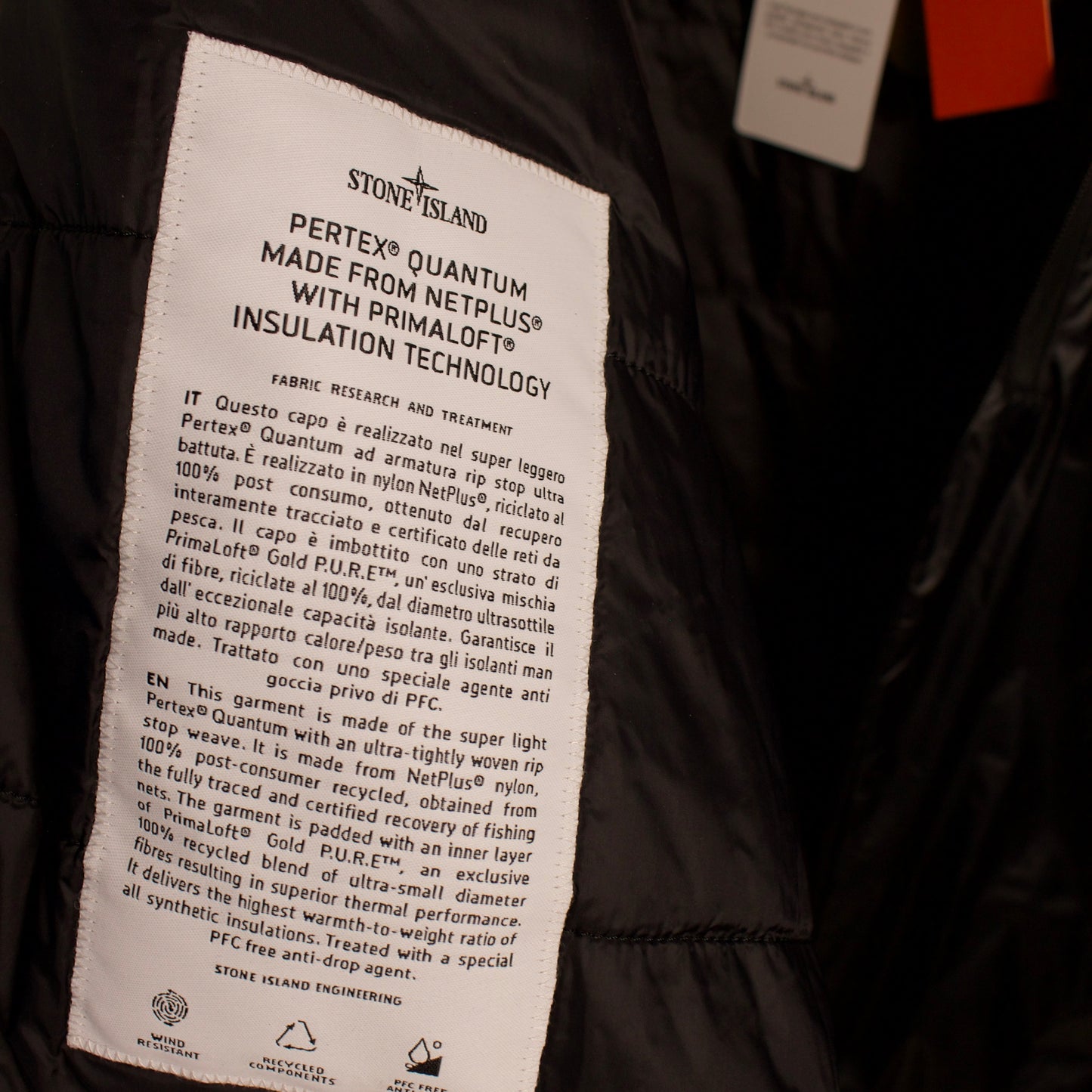 Stone Island A/W '24 Pertex Quantum Net Plus Primaloft - 3XL