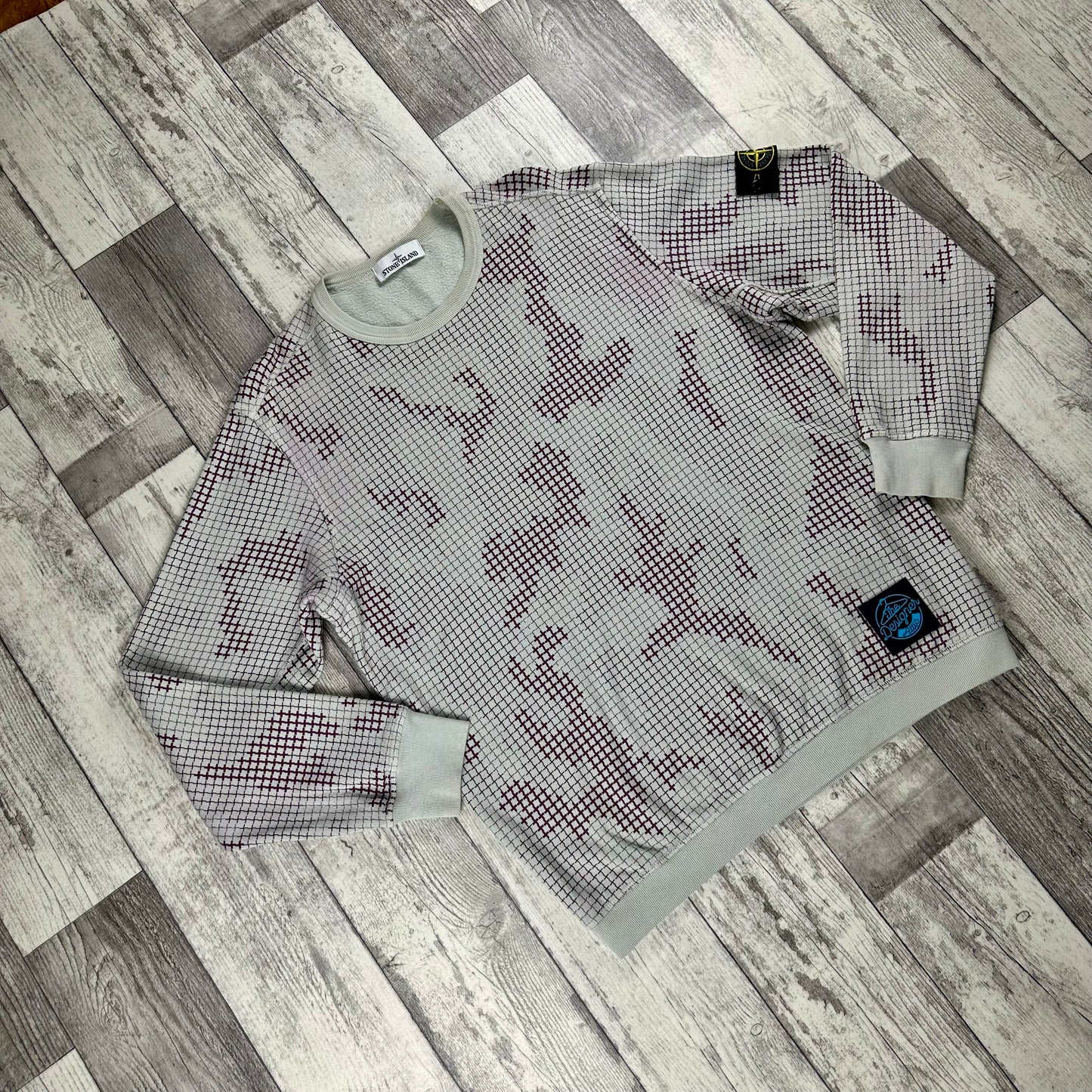 Stone Island Grid Camo Sweater - ExL