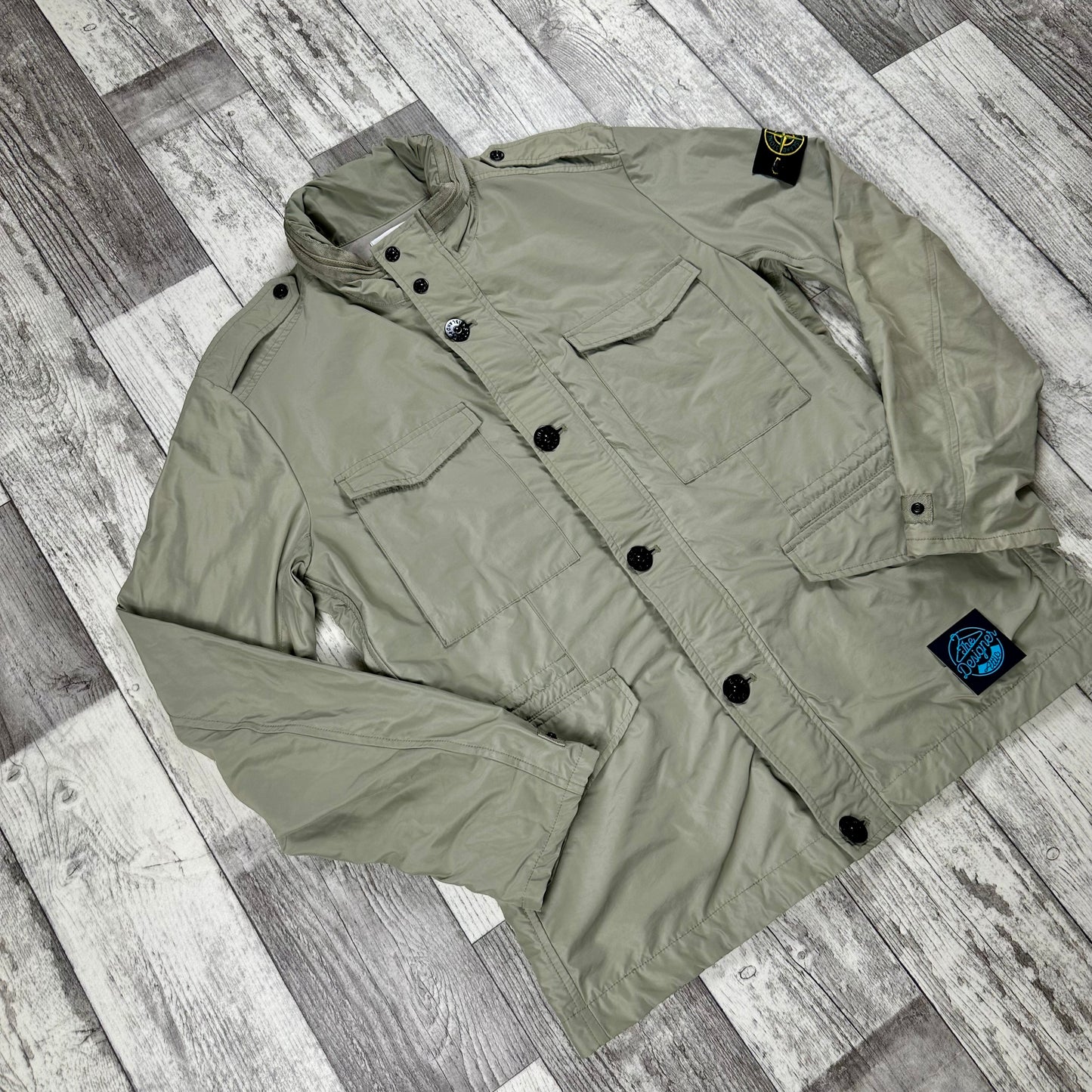 Stone Island Micro Reps Military Jacket - 2XL