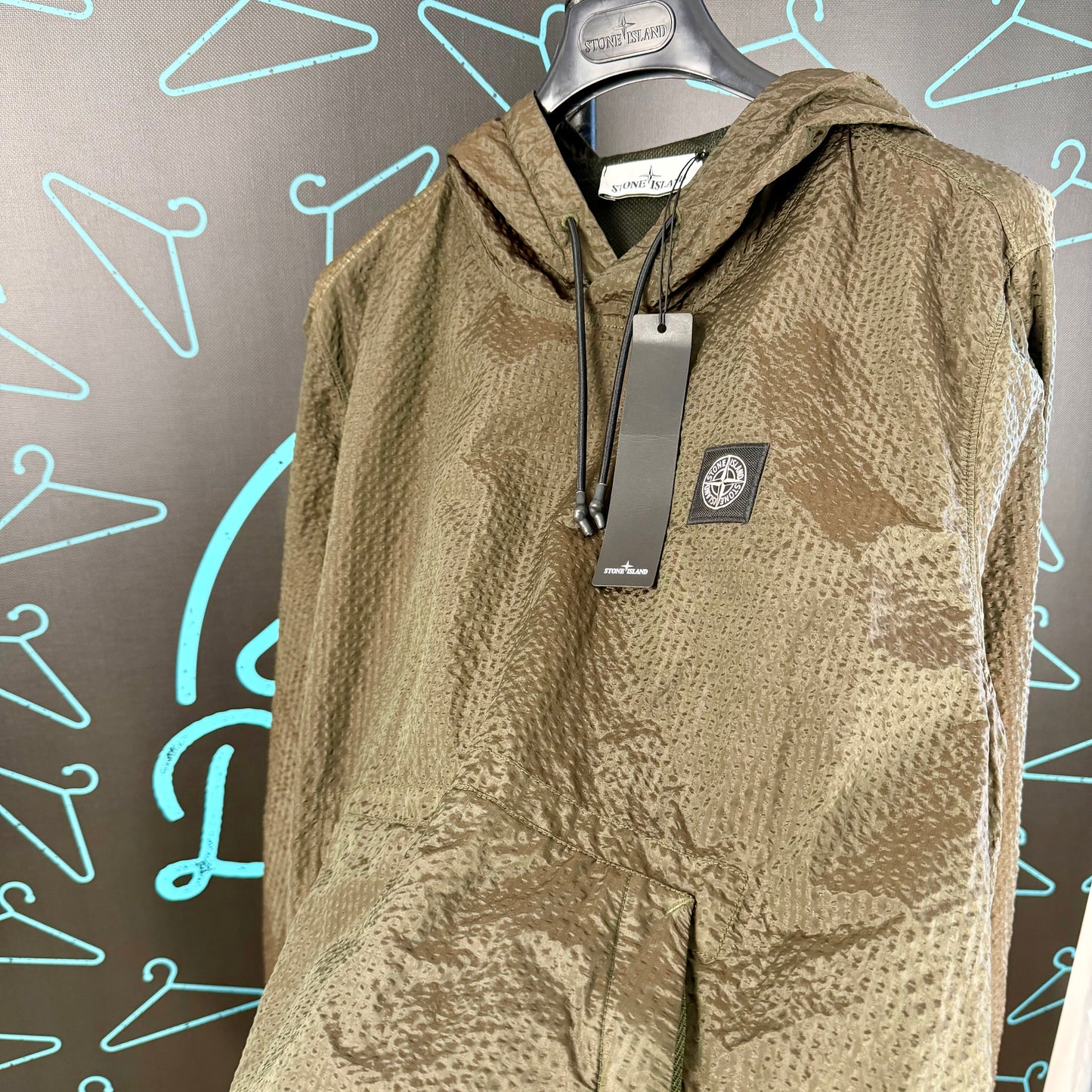 Stone Island Poly Frame Hoodie - Large