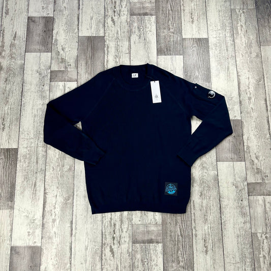 CP Company Ribbed Crew Neck Knit Sweatshirt - 2XL