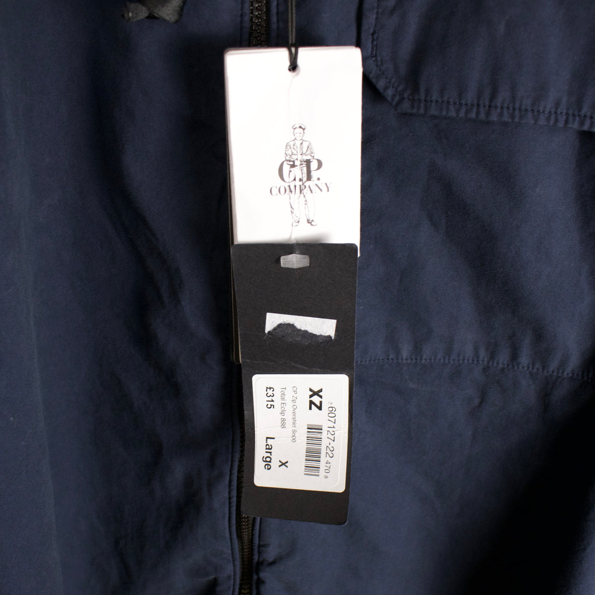 CP Company Zip Overshirt 'Total Eclipse' - ExL