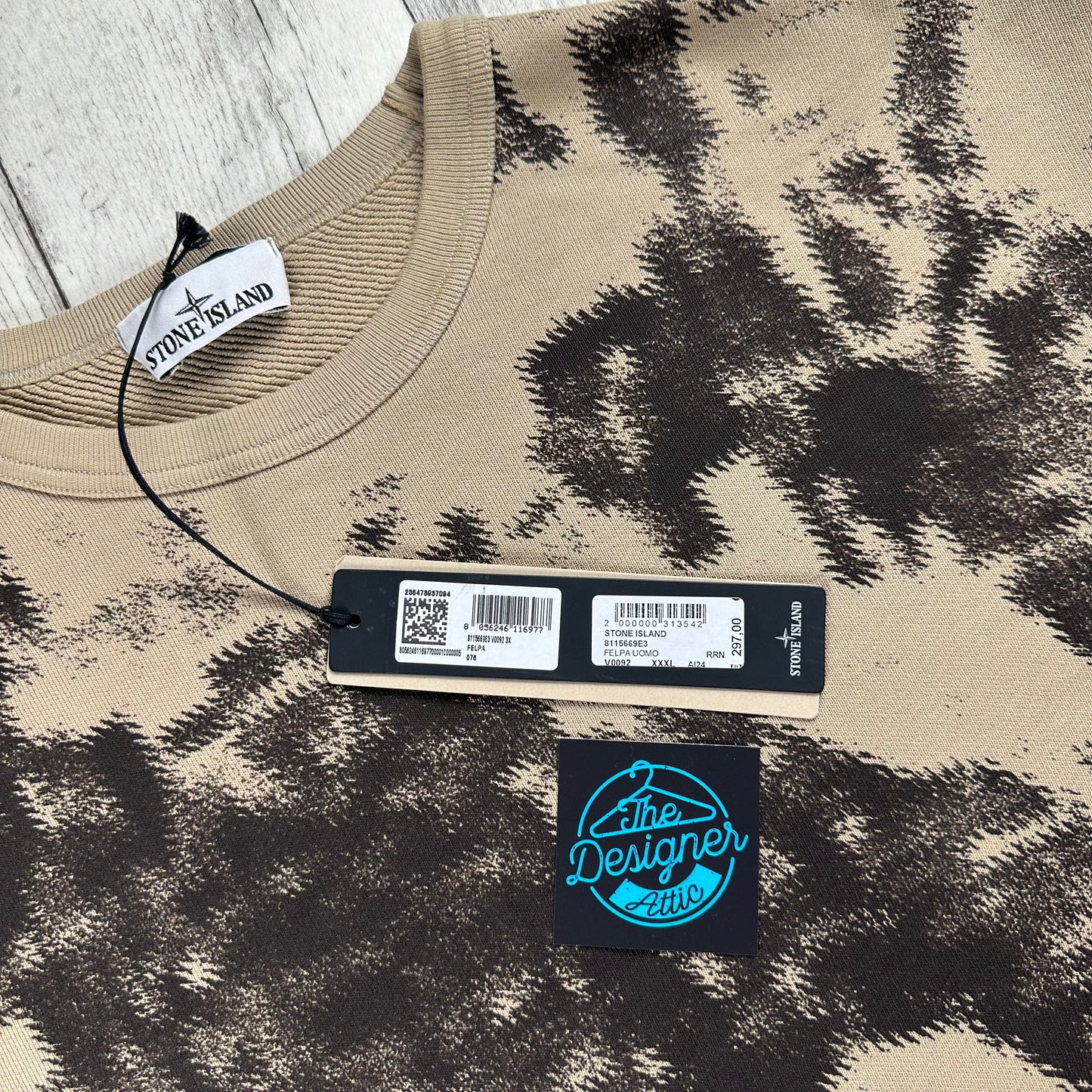 Stone Island Earth Mapping sweater - 3XL