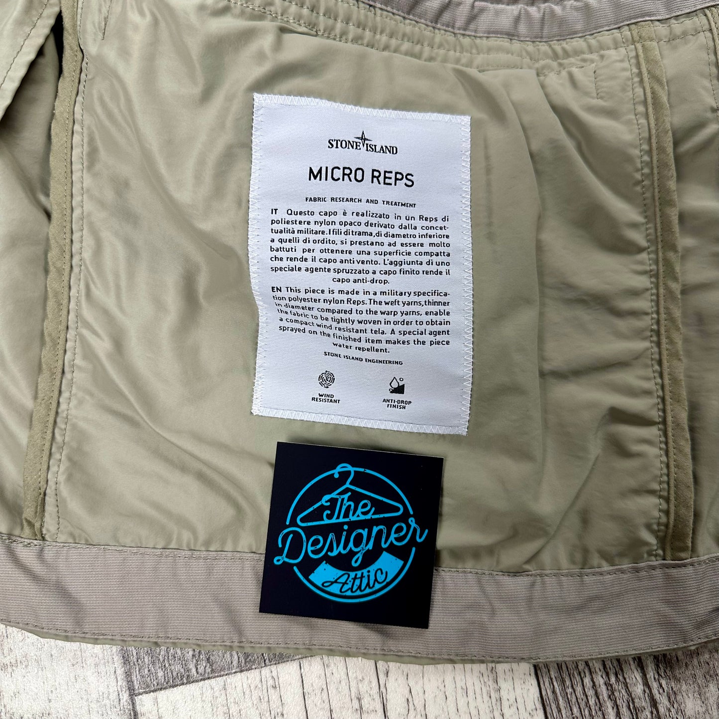 Stone Island Micro Reps Military Jacket - 2XL