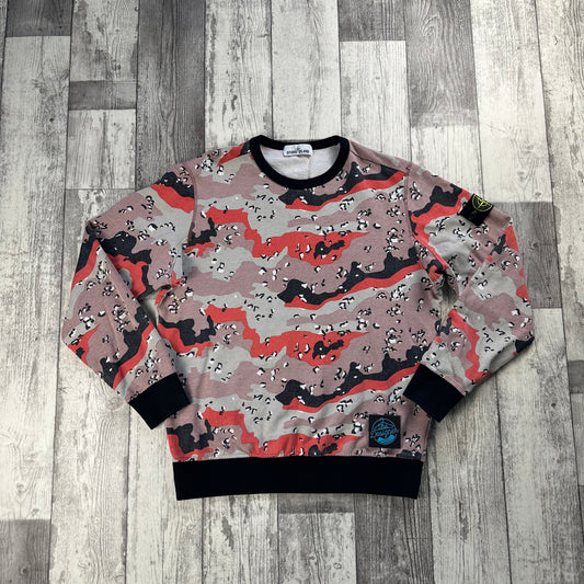 Stone Island Desert camo sweat - Large