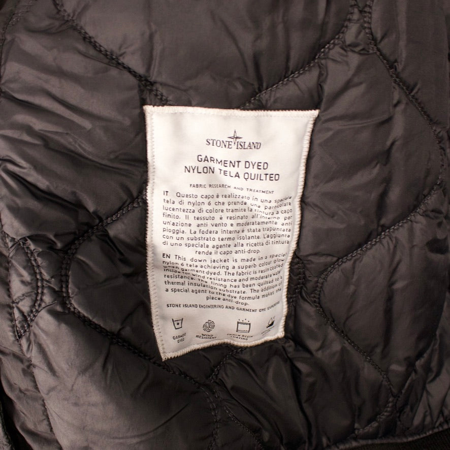 Stone Island A/W '13 Garment Dyed Nylon Tela Quilted Coat - 3XL