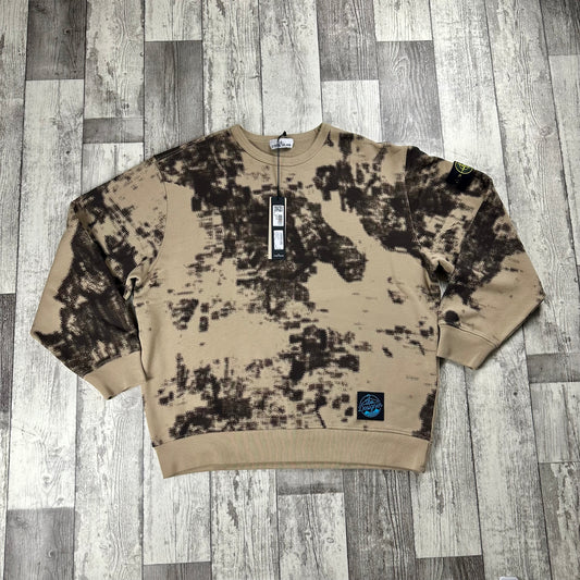 Stone Island Earth Mapping sweater - 3XL