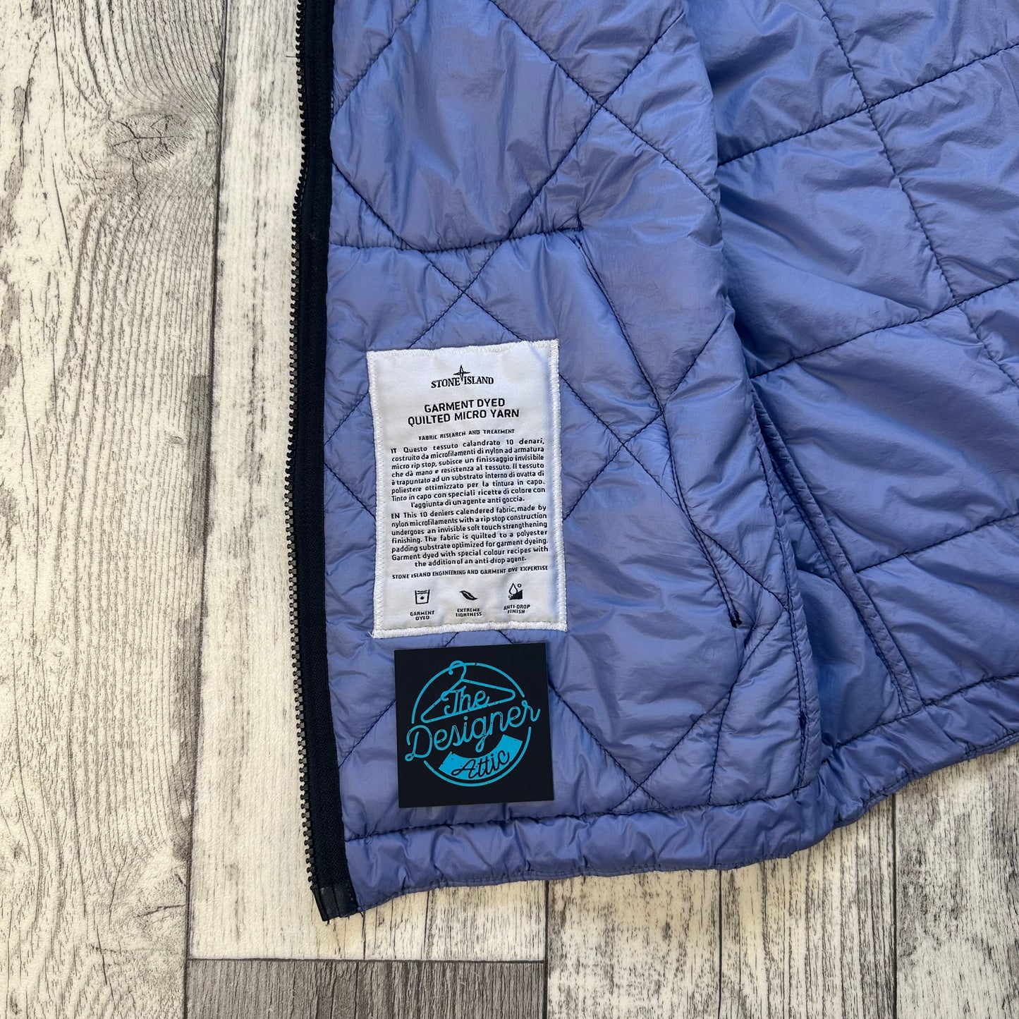 Stone Island Garment Dyed Quilted MicroYarn Gilet - Medium