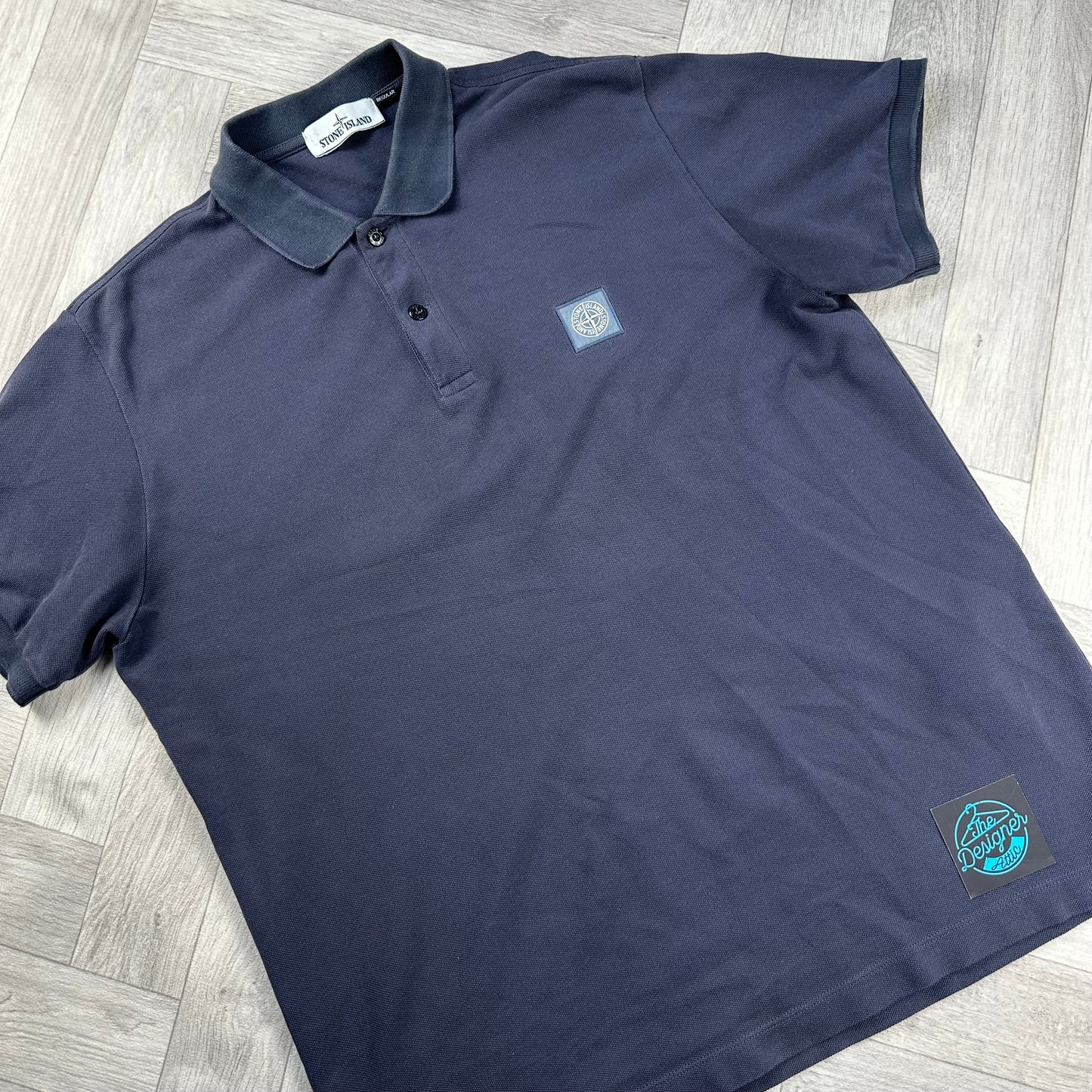 Stone Island Patch Polo Shirt - ExL