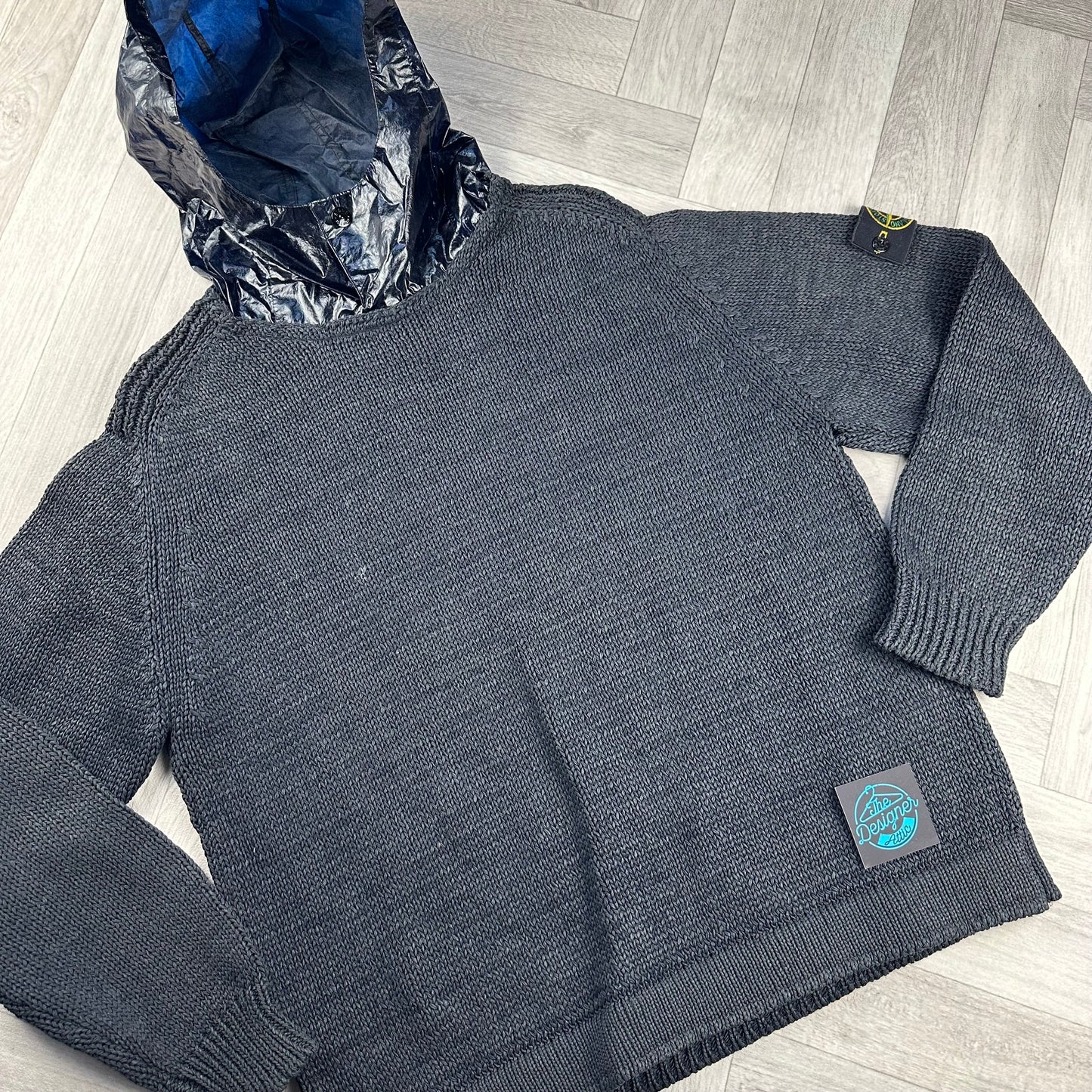 Stone Island A/W ‘03 Weave PVC Hoodie - 2XL