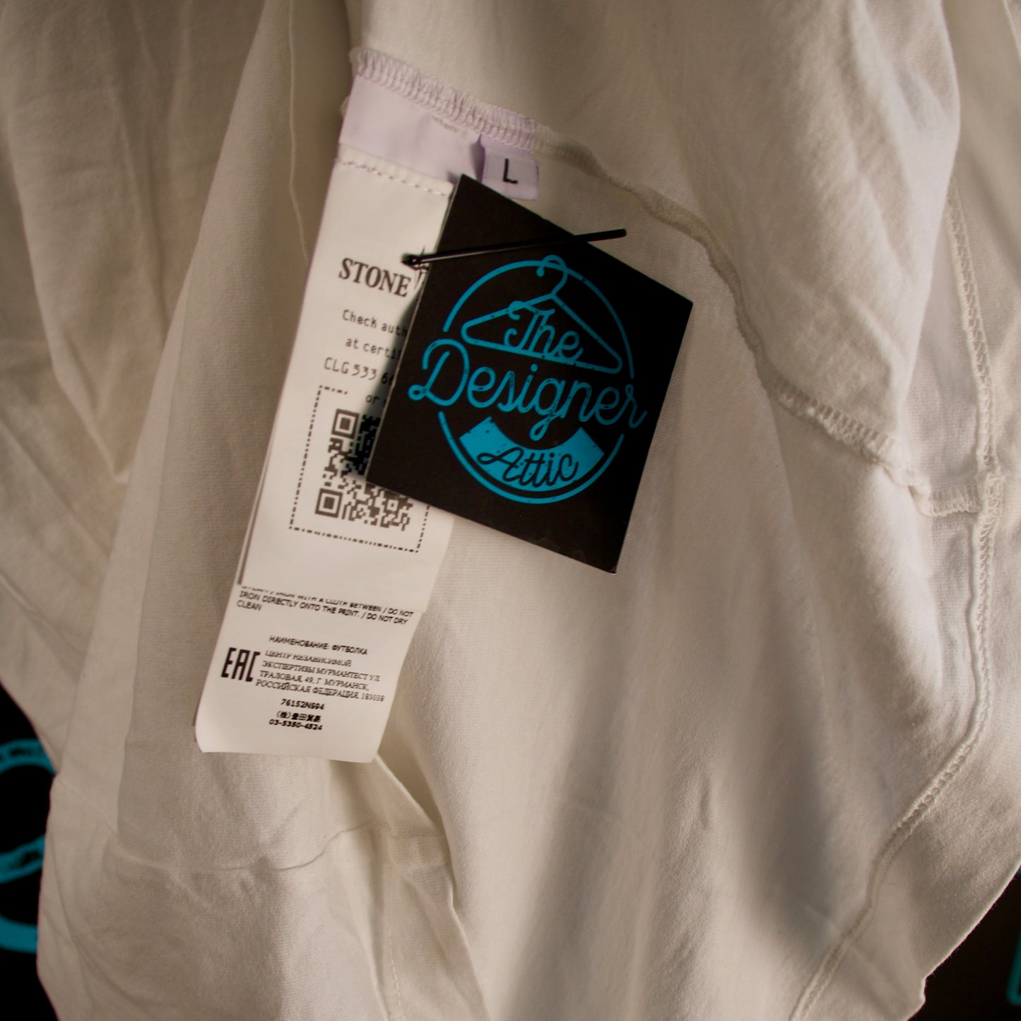 SALE! Stone Island Print T-Shirt - Medium